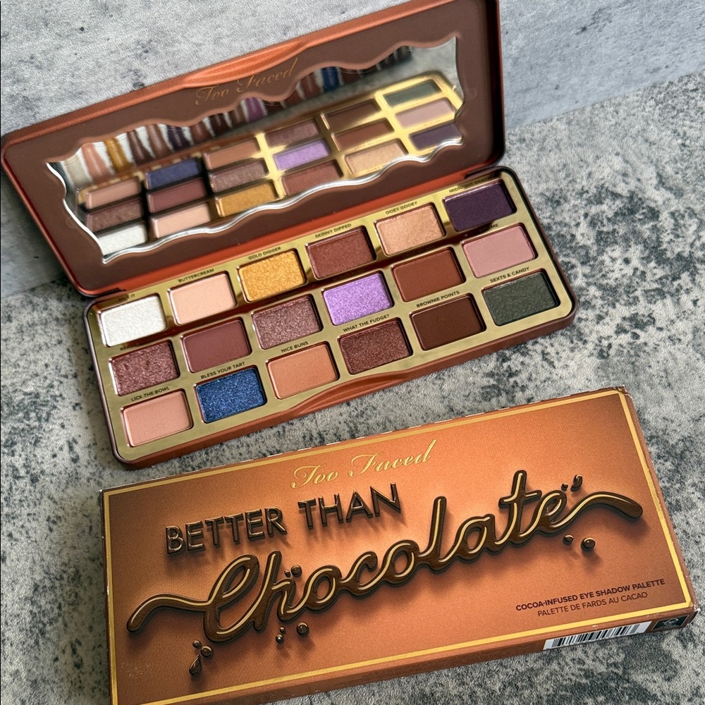 Too Faced Better than Chocolate Eyeshadow Palette in the Box